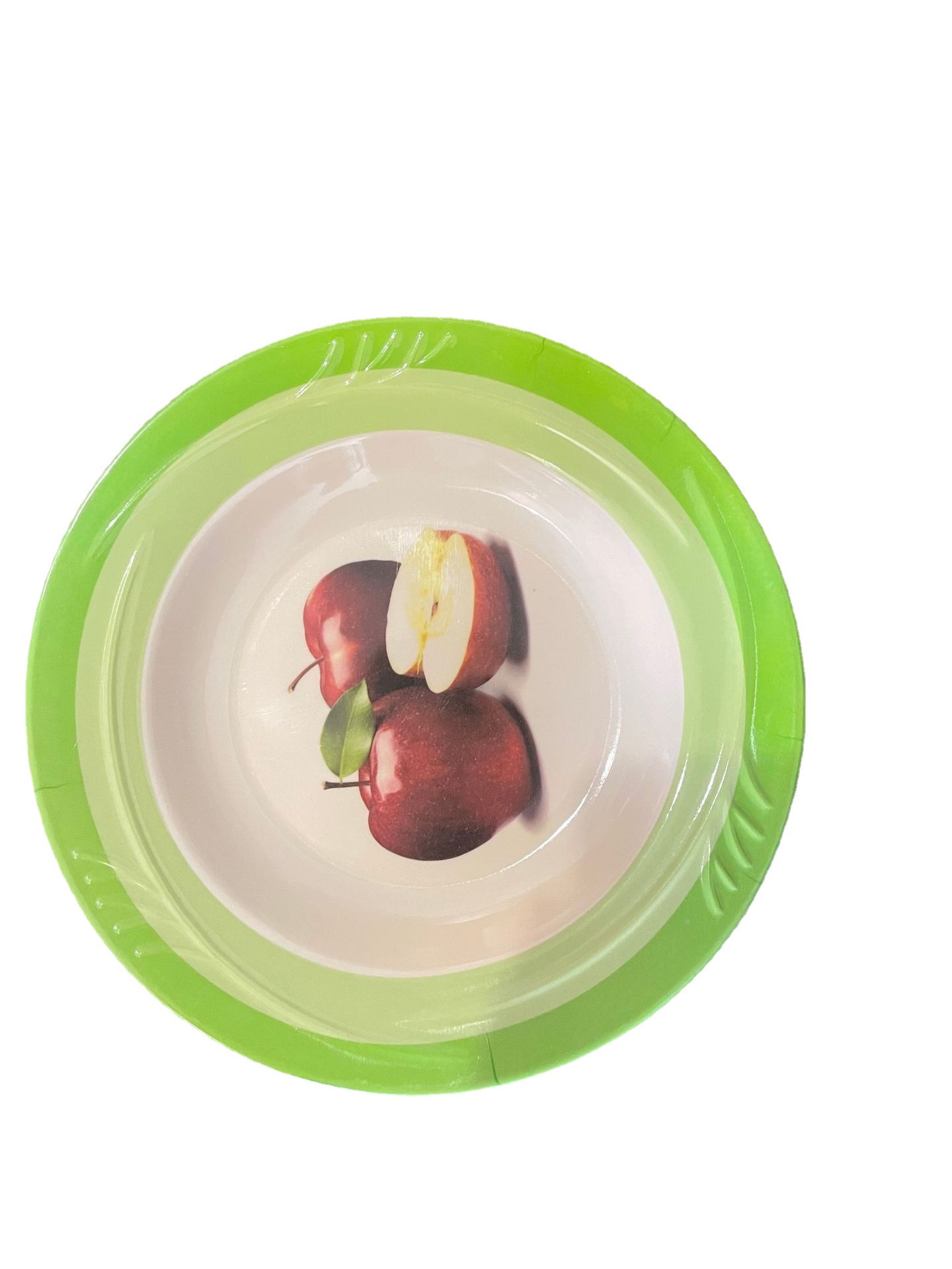 Melamine Dish Household Imitation Porcelain Dishware Wholesale Melamine Dish 9-Inch Plate Export Beige Decals