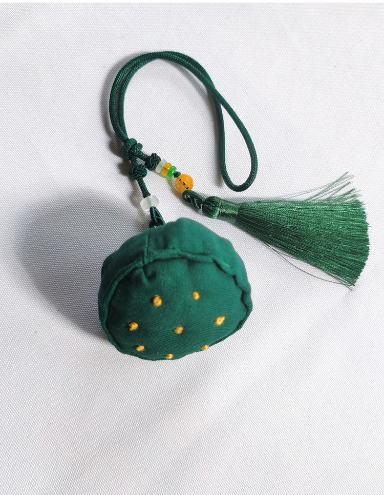 艾草香囊 古风刺绣香包挂件香袋 铃铛包包挂饰随身衣柜汽车香包