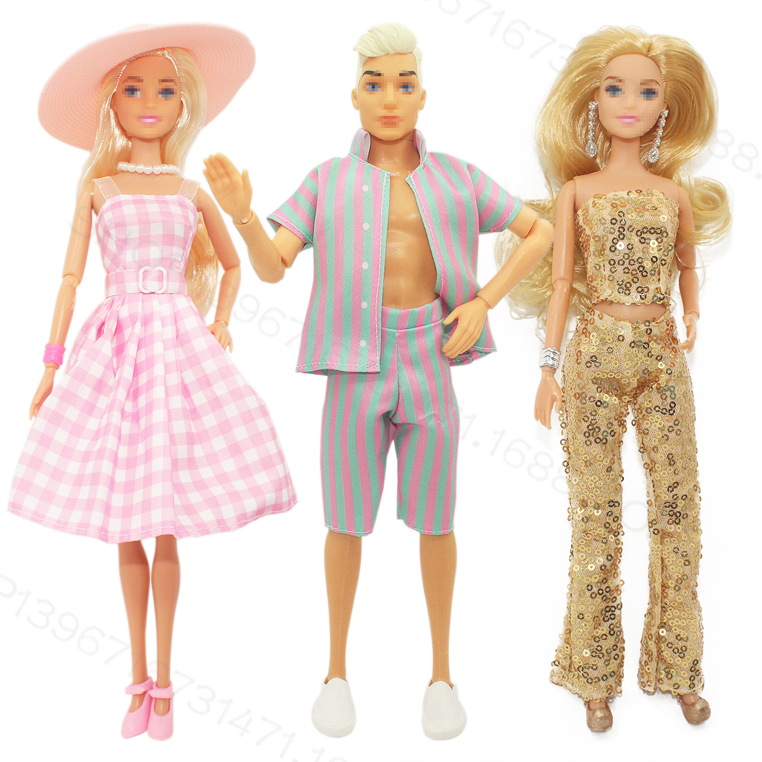 巴比娃娃电影同款新款玩具公主情侣娃娃套装环保外贸热销洋娃娃