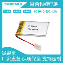 603040聚合物锂电池 650mAh 高温电解液电池足容 取样