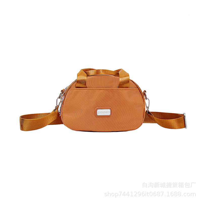 New Ladies' Pouch One Piece Dropshipping Multi-Layer Shoulder Crossbody Bag Simple All-Match Waterproof Nylon Tote Tide