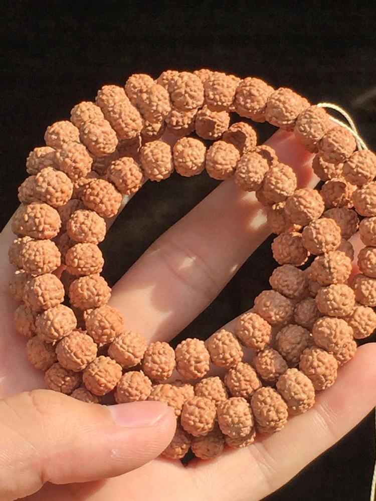 代发五5六瓣桩菩提蛤蟆鳞108小金刚龙手串矮金刚飞碟龙纹盘龙小金