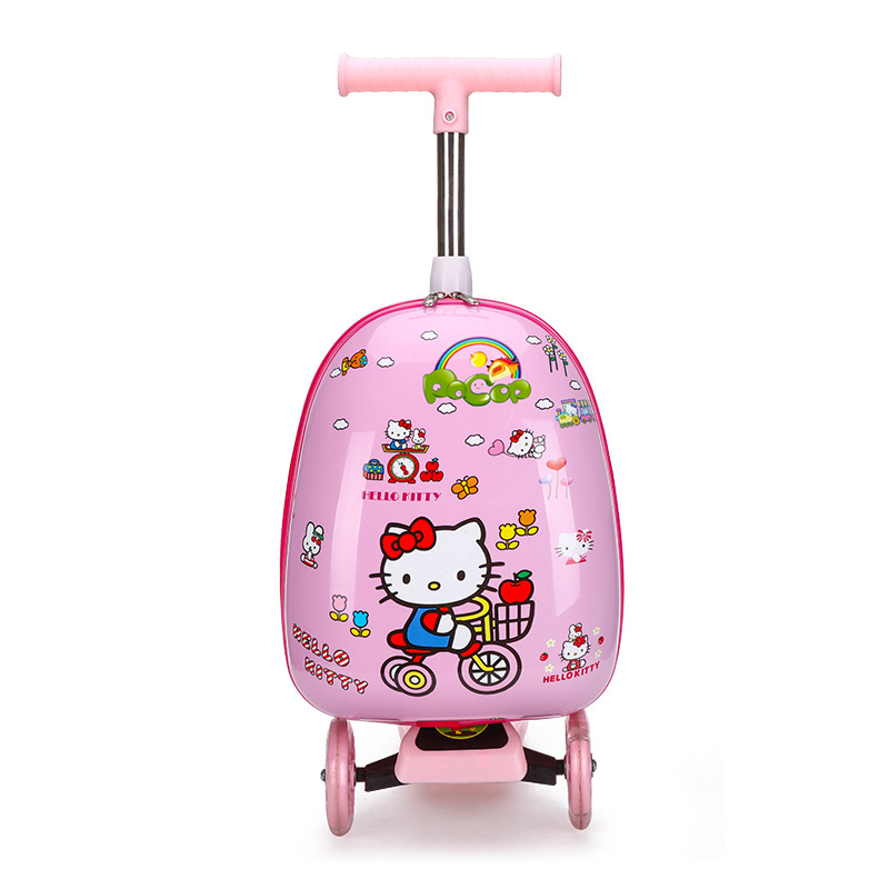 Kids Luggage Logo and ABS with Custom Cartoon Bag Toys Waterproof Unisex OEM Customized Style Spinner Outdoor Lock Suitcase Type