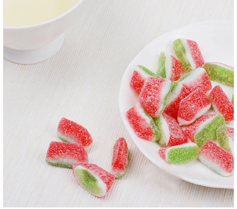 trolli口力橡皮糖西瓜形软糖qq糖办公室零食糖果散装2.5kg/袋