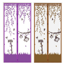 夏季卧室防蚊门帘家用隔断帘客厅窗帘磁性自吸纱窗软门帘磁吸帘子