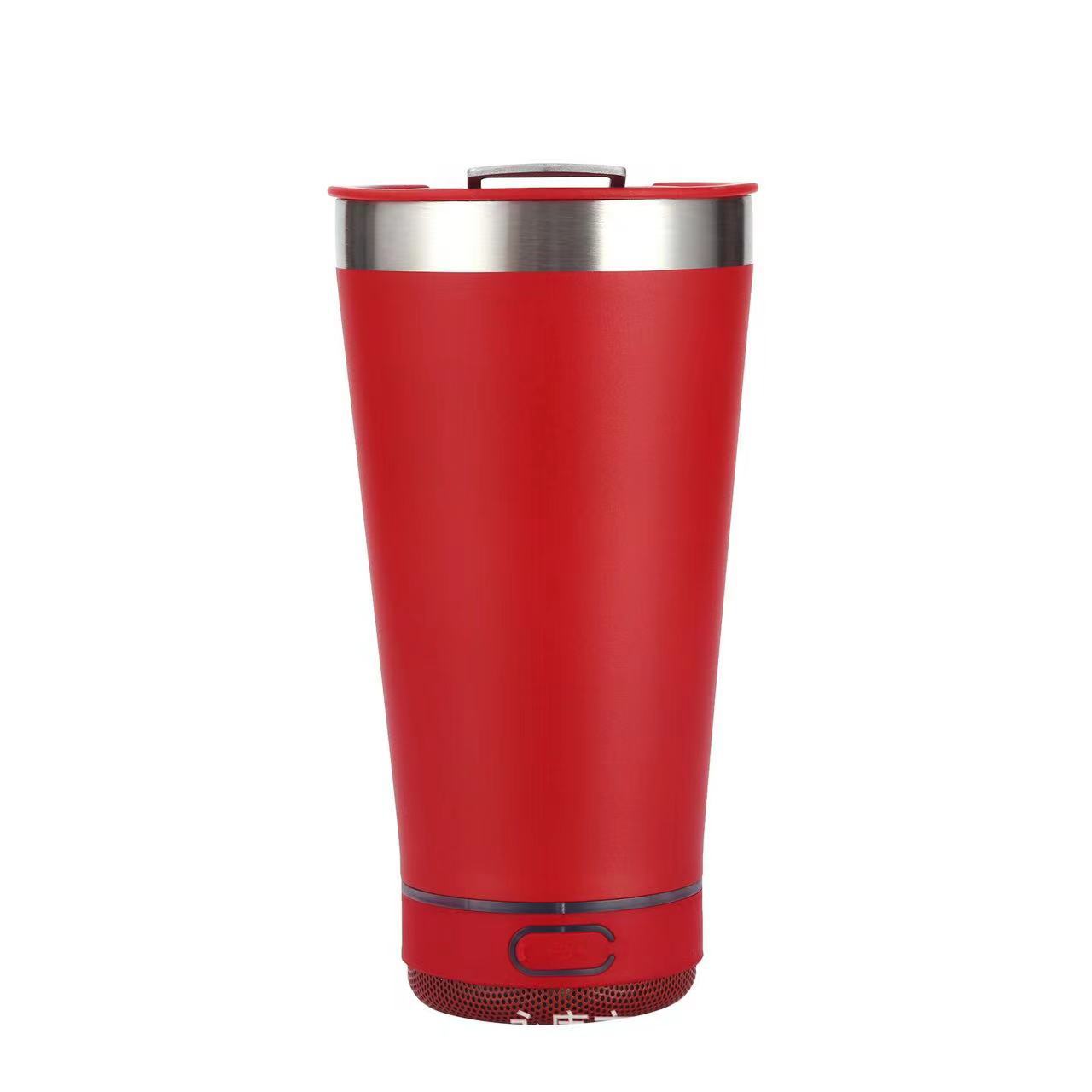 Cross-Border Exclusive 16Oz Bluetooth Audio Beer Cup 304 Stainless Steel Vacuum Double-Layer Portable Thermal Insulation with Bottle Opener