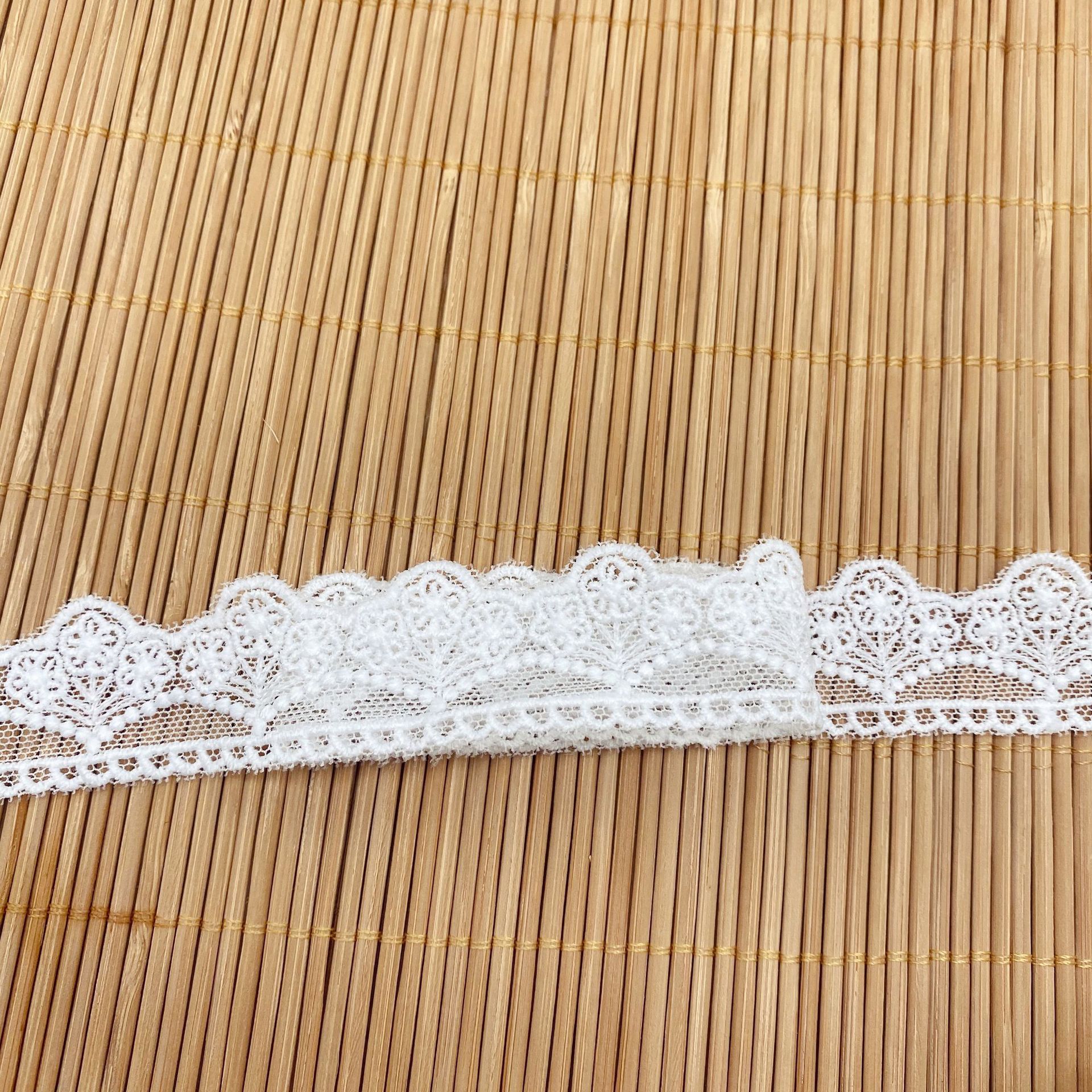牛奶丝花边 水溶条码洛丽塔辅料内衣配饰单边蕾丝花边服装辅料