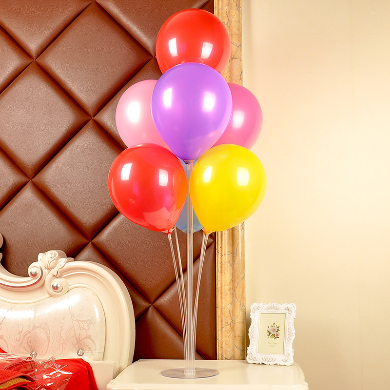 Wholesale Wedding Birthday Decoration Supplies Party Display Props Balloon Transparent Table Floating Bracket Column Set