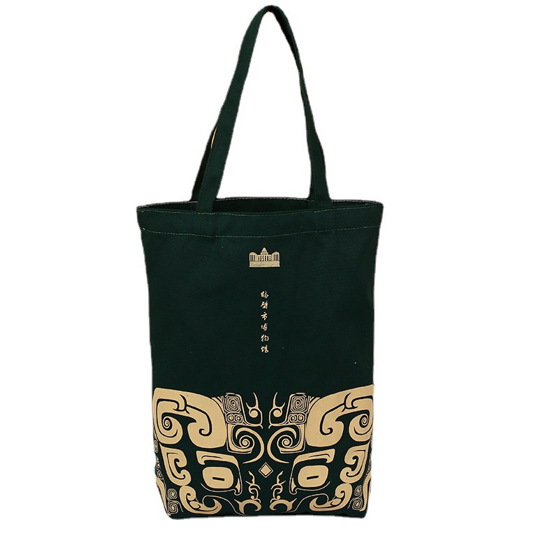 Canvas Bag Printed Logo Cotton Handbag Training Student's Canvas Bag DIY Pattern Shoulder Bag Wholesale Eco-friendly Bag