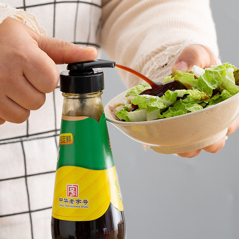 蚝油瓶压嘴泵头挤压器按压嘴瓶神器家用按压式油瓶油壶挤蚝油厨房