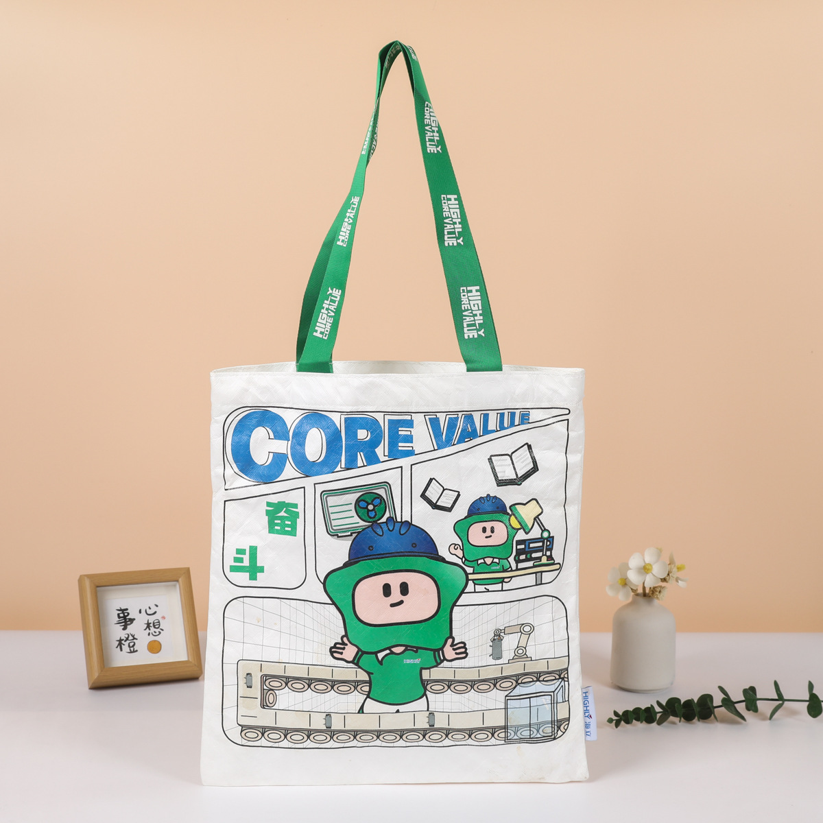 厂家现货批发环保广告空白杜邦纸袋定制图案企业礼品袋印logo防水