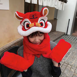 卡通动物帽子老虎