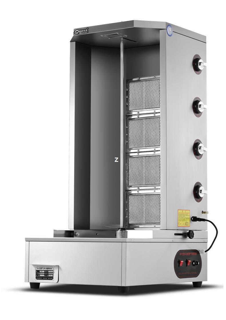 土耳其烤肉机商用燃气电热巴西自动旋转烤肉炉拌饭肉夹馍机器