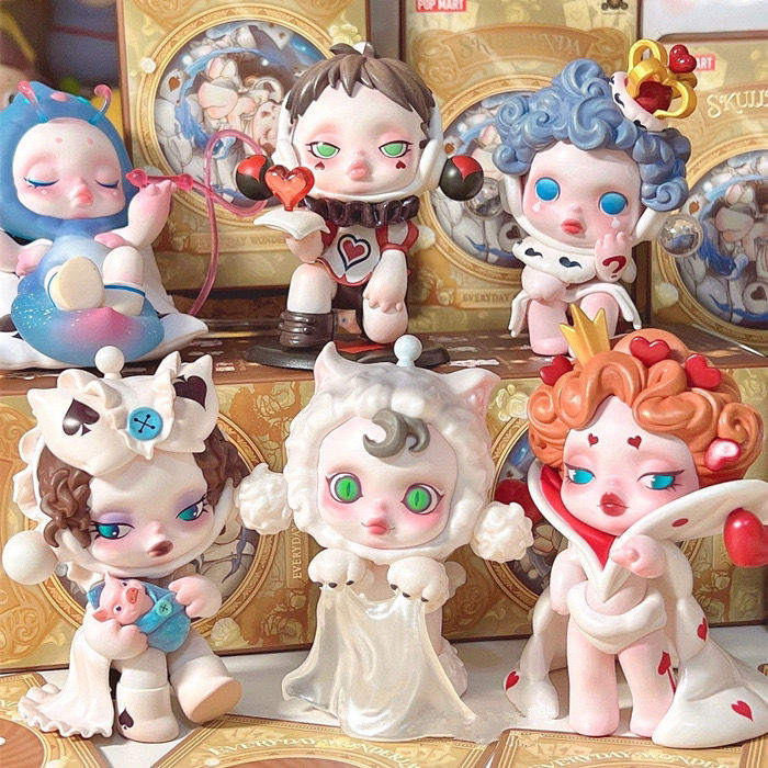popmart泡泡玛特skullpanda平日奇境系列盲盒 sp10潮摆件手办玩具