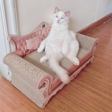 大号猫贵妃椅猫抓板沙发猫窝复古肥猫可替换猫咪磨爪器小幼猫玩具