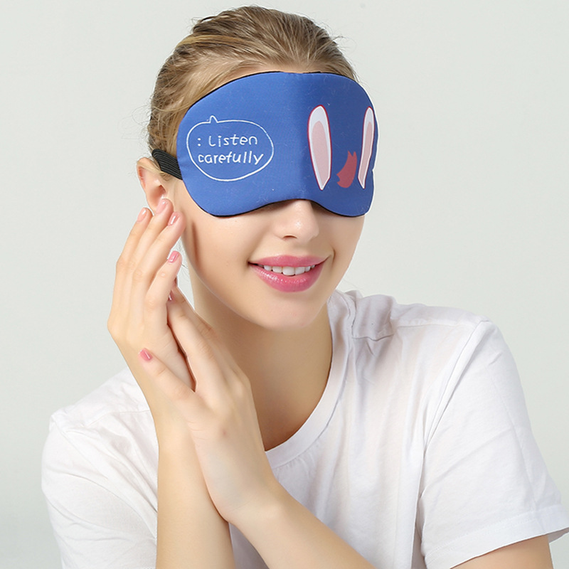航空午休可爱儿童眼罩睡眠专用遮光眼罩冰袋冰敷热敷眼罩定制logo
