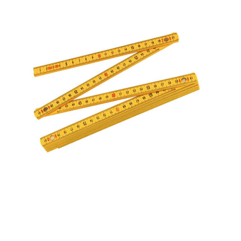 厂家供应 外贸现货 十折尺木制折叠尺 2米木折尺 教学尺子木工尺