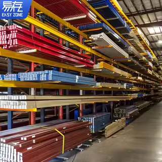 可定 制钢铁悬臂式工业仓库货架托臂式重型仓储置物架五金钢管