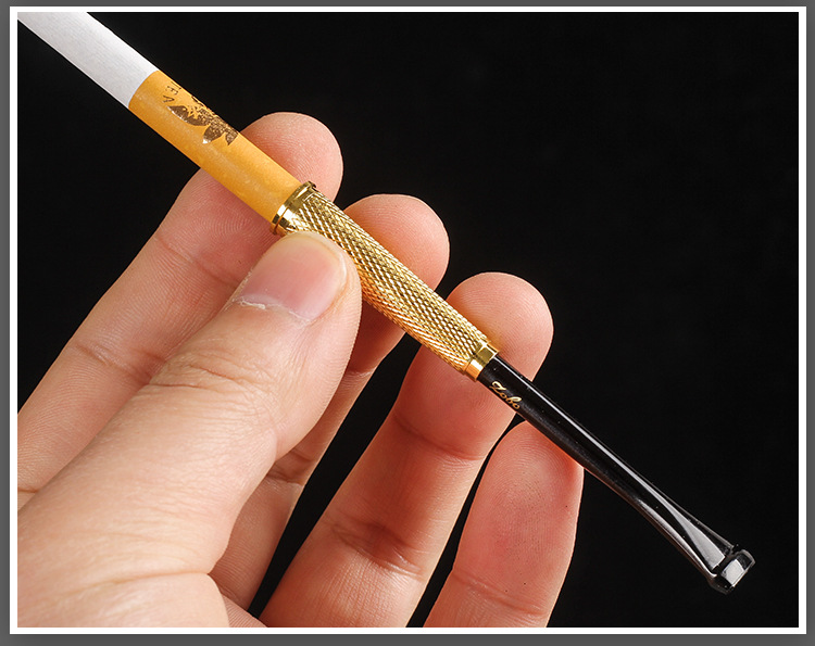 正牌男女士烟嘴过滤器清洗循环型过滤健康细烟烟嘴两用型铜烟嘴