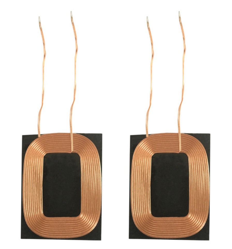 厂家供应tws蓝牙耳机无线充接收线圈 自粘空心线圈 滤波绕线电感