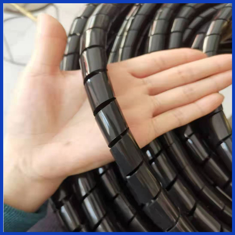 防晒螺旋油管护套管 尼龙塑料缠绕弹簧 加工穿线管螺旋护皮-阿里巴巴