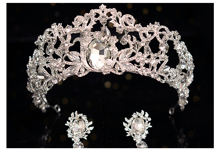 欧式复古宫廷巴洛克皇冠头饰大气新娘结婚生日婚纱王冠成年发饰女