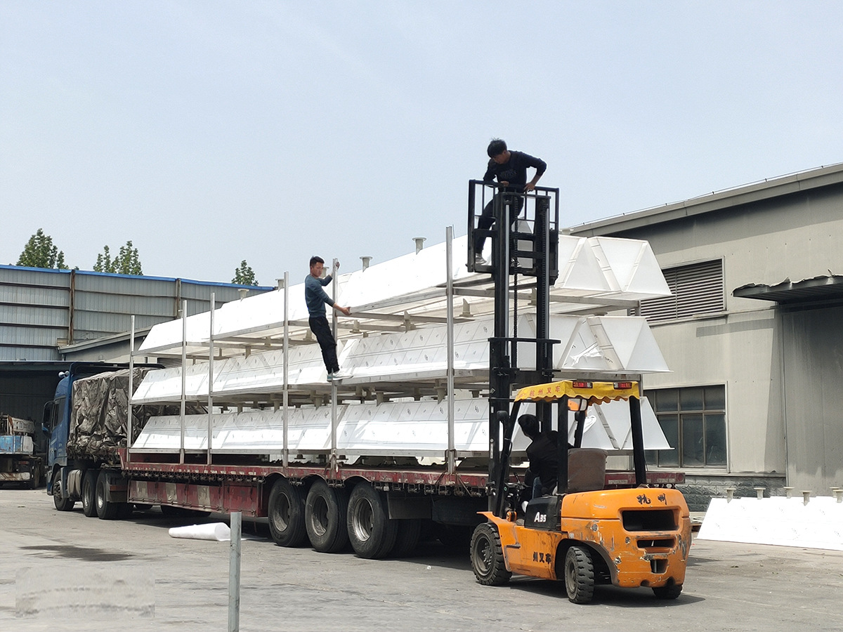 uasb三相分离器 聚丙烯三相分离器 厌氧罐配件塑料卧式三相分离器