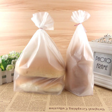 食品袋 面包袋 吐司袋月饼袋CPE软磨砂袋白袋糕点袋烘焙包装100个