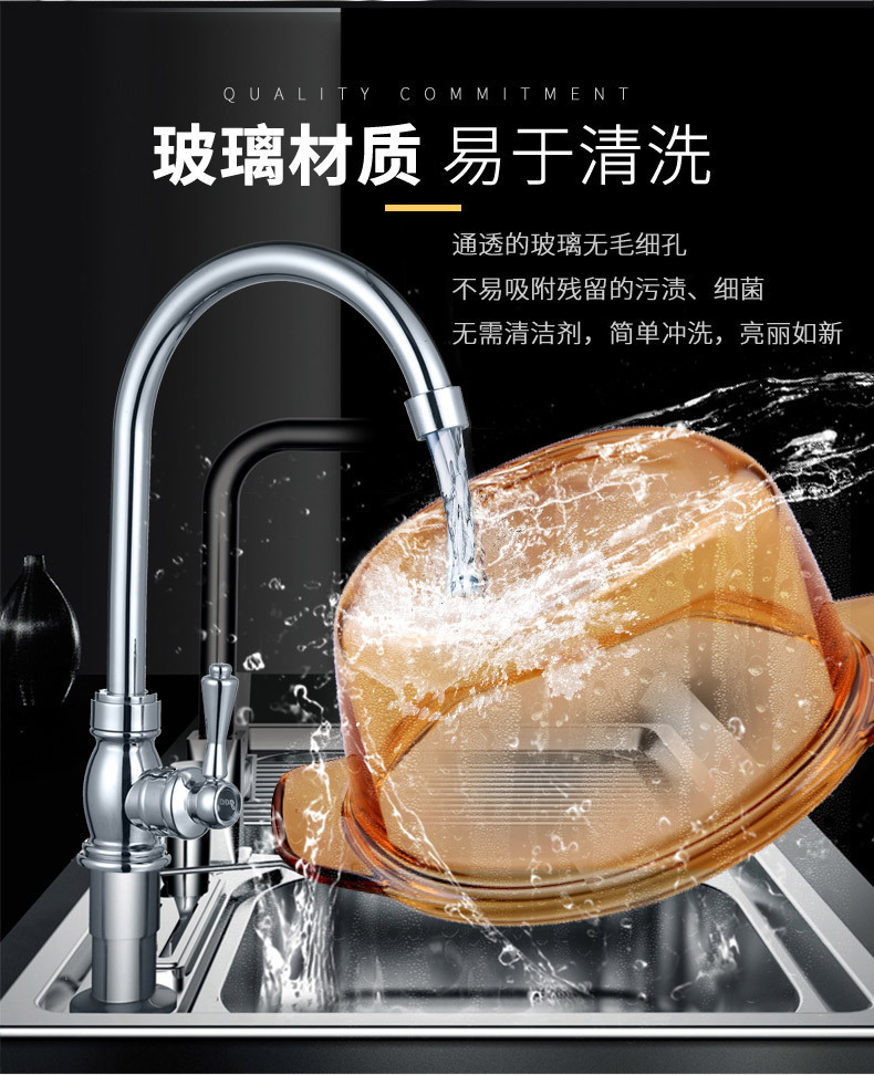 美国康宁百丽pyrex系列 微晶玻璃锅明火直烧锅琥珀锅汤锅炖锅代发