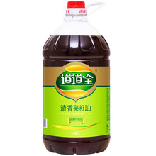 道道全清香植物油菜籽油5L大容量物理压榨工艺食用油团购批发
