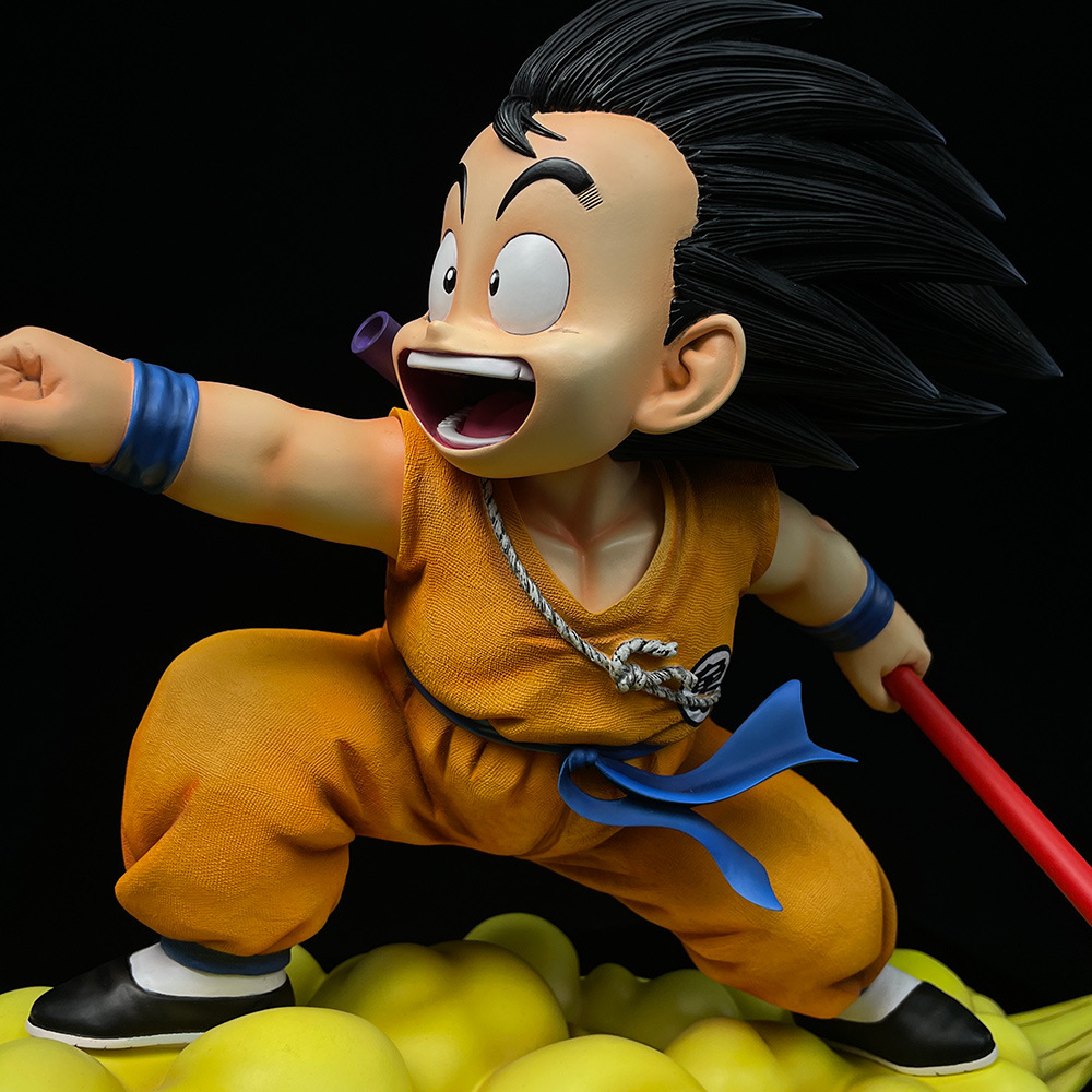 三雷gk 预售七龙珠元祖悟空1/3筋斗云小悟空gk模型手办雕像摆件