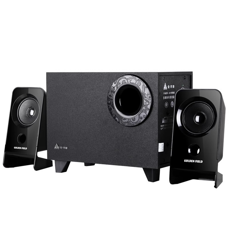 金河田h301青春版有线多媒体音箱家用台式电脑桌面低音炮高音质