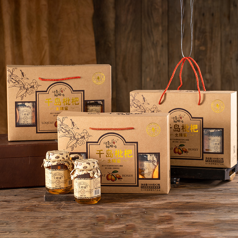 鸿香工厂直销1000g瓶装蜂蜜制品浙江多花种琵琶蜂蜜礼盒装送礼