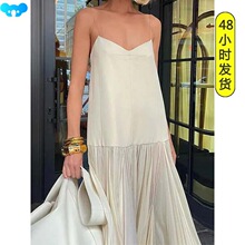 Summer dresses women halter backless fairy dresses夏季连衣裙