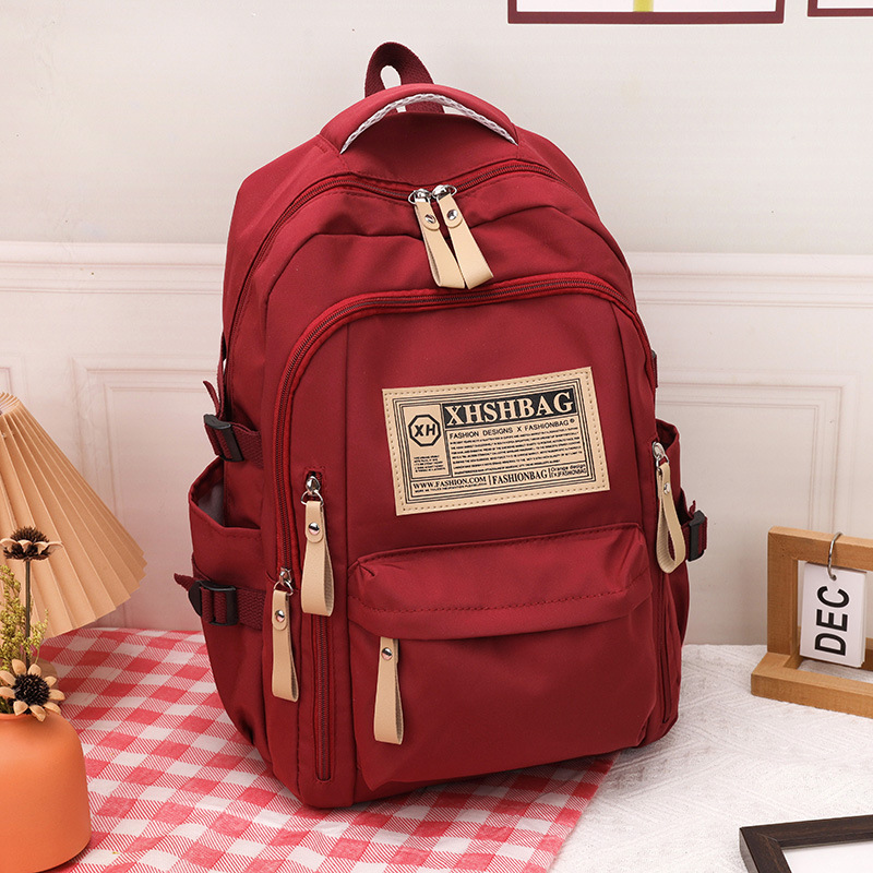 Schoolbag Female Large Capacity Male High School Junior High School Student Middle School Students' Backpack Primary School Student Grade 4-6 College Students' Backpack