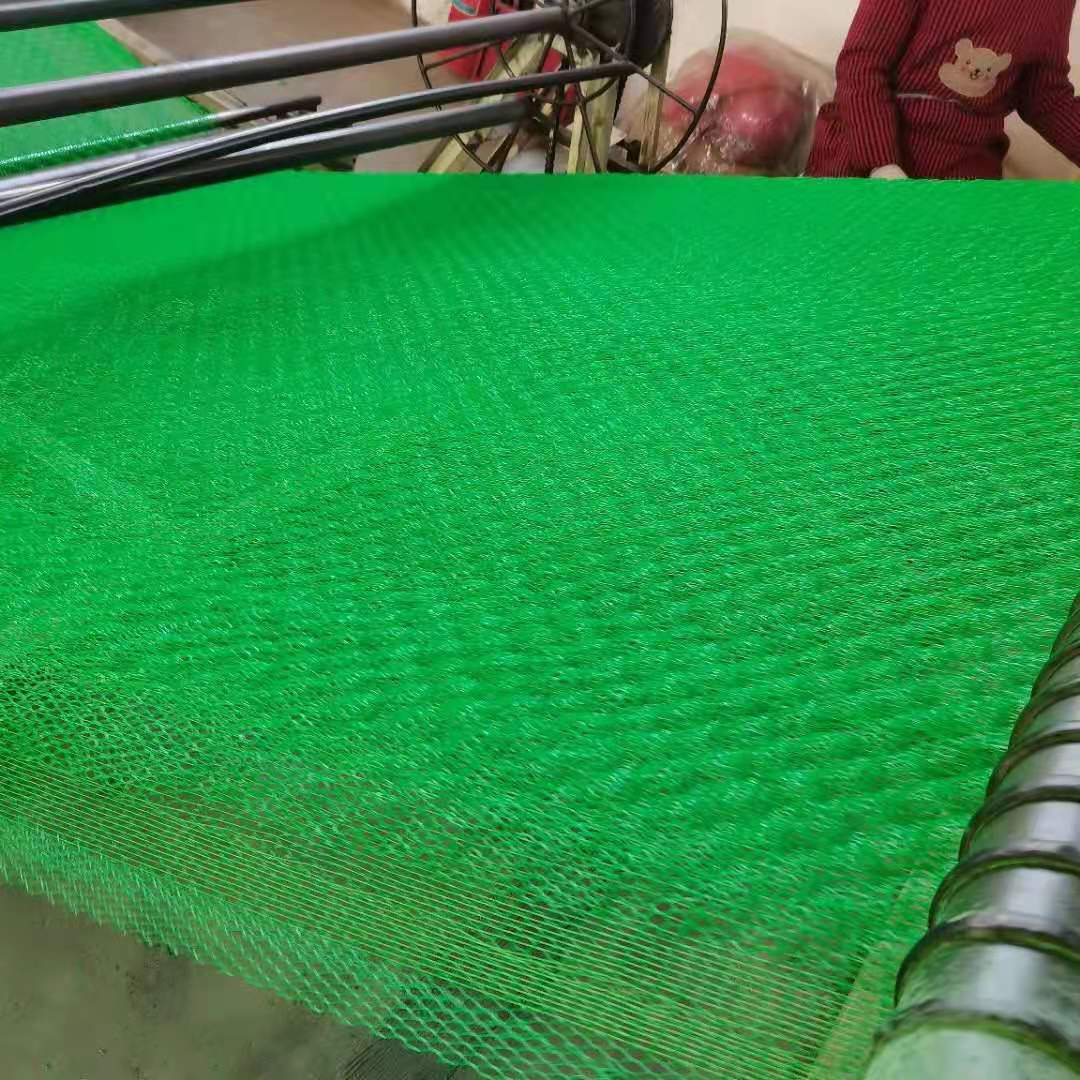 三维土工网绿色护坡植被网厂家三层植草护坡em3塑料三维植被网