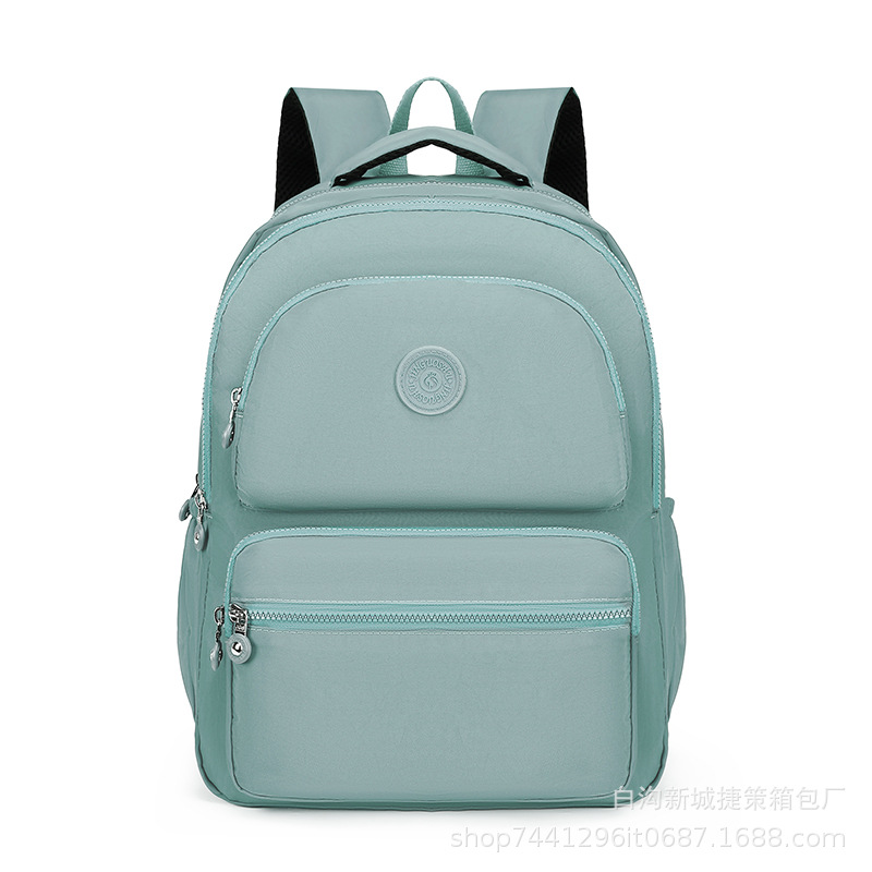 New Backpack Large Capacity School Bag Travel Bag Simple Casual Unisex Schoolbag