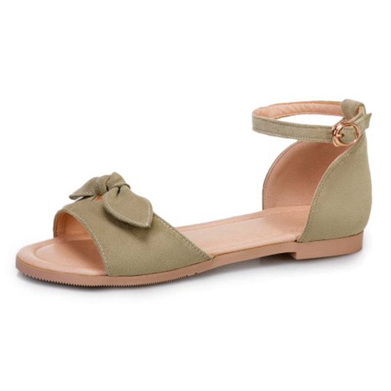 蝴蝶结平底鞋l113