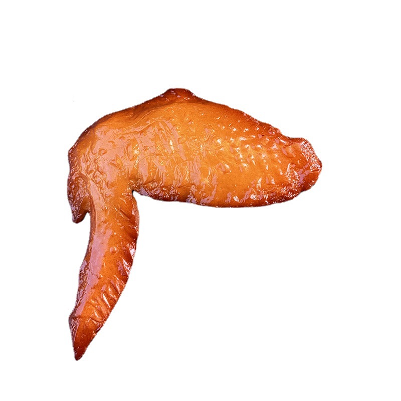 pvc仿真烤鸡翅鸡腿抖音同款玩具挂饰趣味假奥尔良烤鸡翅模型挂件