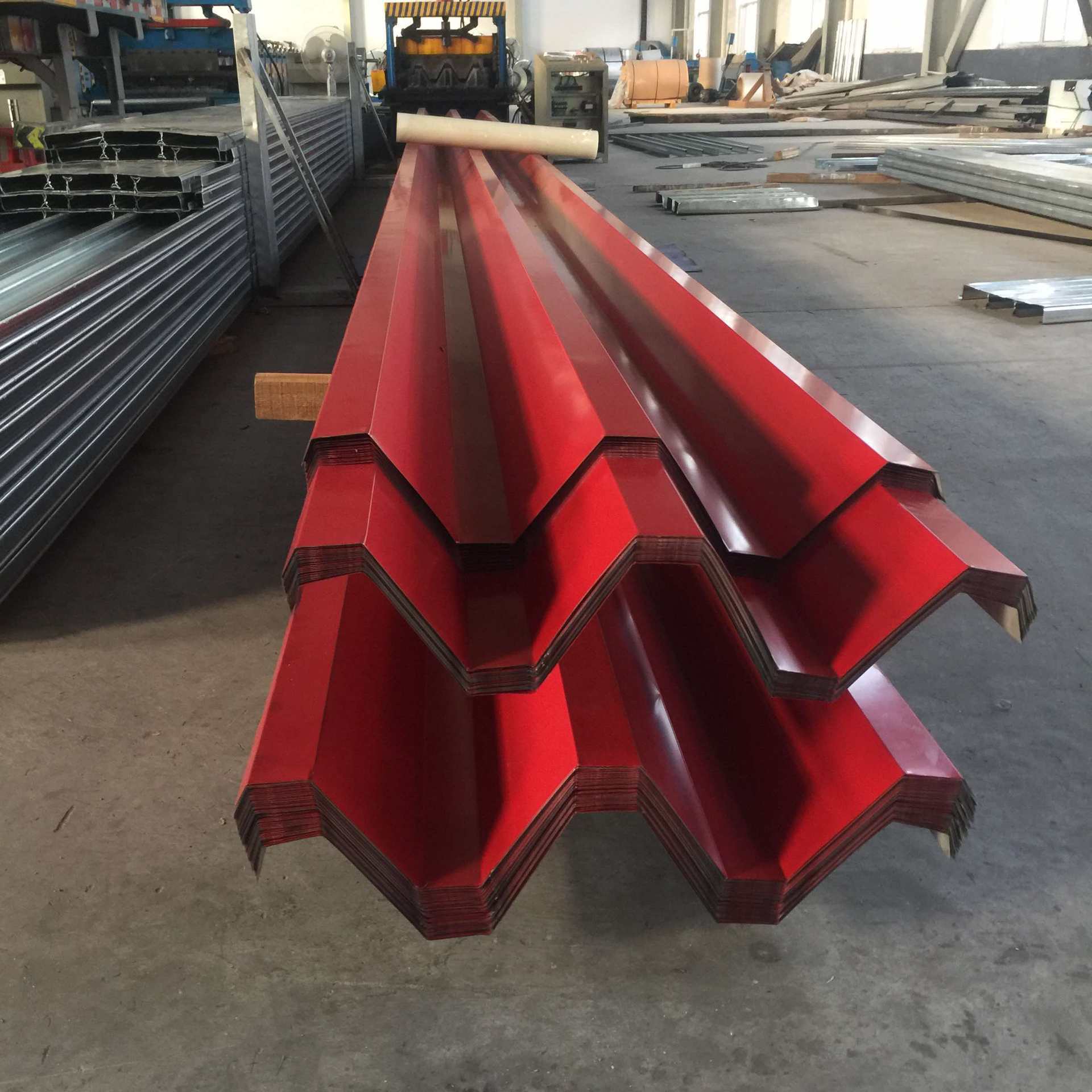 3万个彩钢瓦装饰压型304不锈钢波纹波浪板 880 820型316l