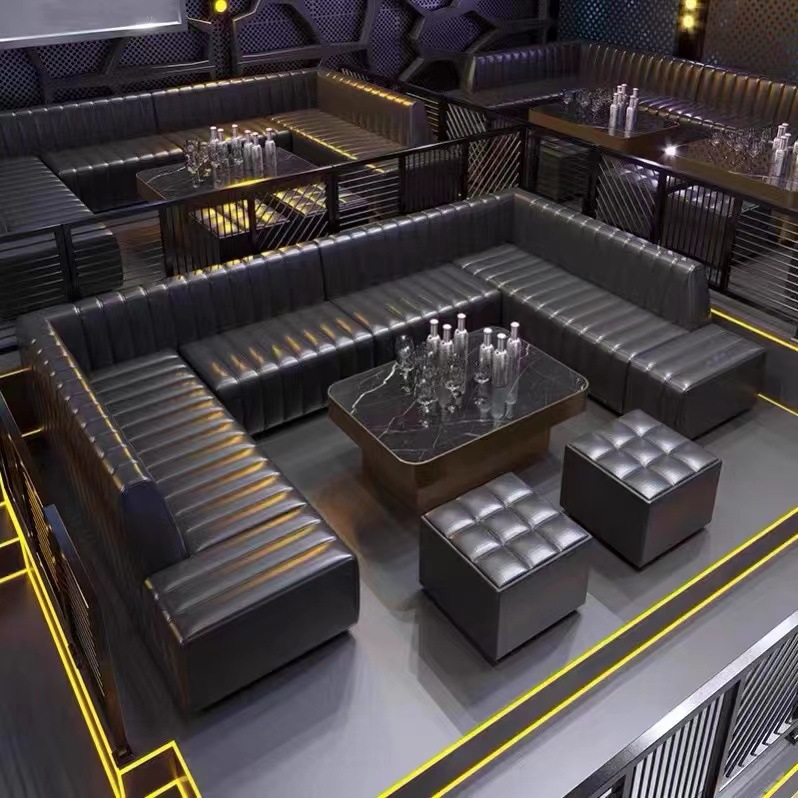 商用ktv酒吧沙发包厢转角沙发卡拉ok卡座茶几家庭清吧小酒馆桌椅