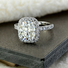曹适爆款公主方钻戒指 时尚长方形仿真指环 求婚结婚仪式感指环女