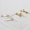 DIY Copper jewelry accessories 10*0.6mm Round Pin Gold Atsuma Drop Shot ( 4535C ) DIY Copper jewelry accessories 10*0.6mm Round Pin Gold Atsuma Drop Shot ( 4535C )