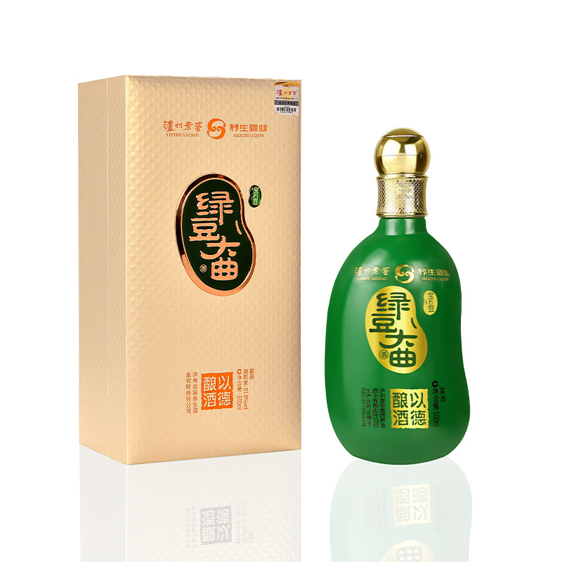 泸州老窖养生酒 绿豆大曲宝石豆500ml41.8/51.8度单瓶