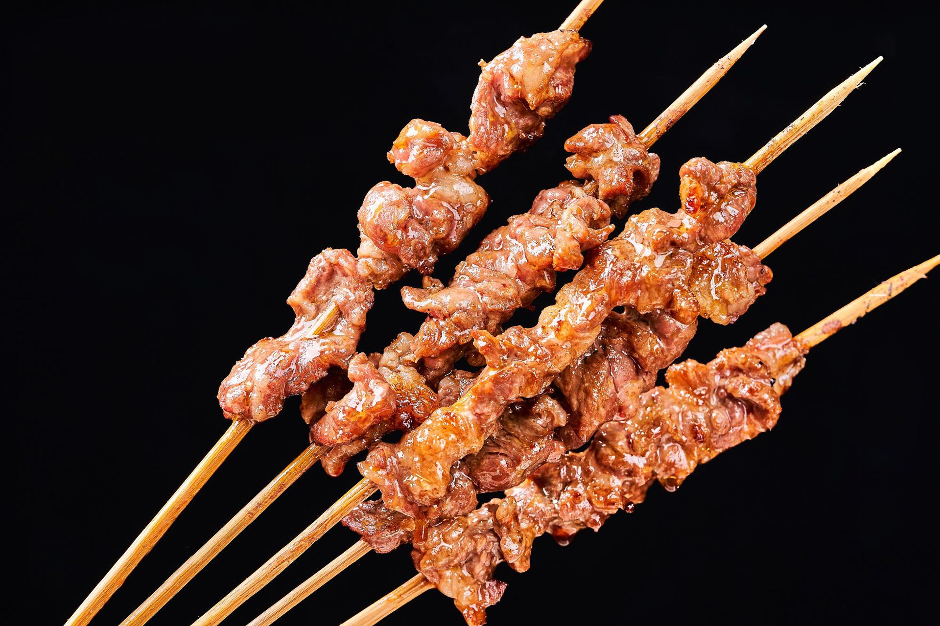 佳烁牛肉串10包 30串/包 烧烤牛肉串木签食品材火锅串串冷冻商用