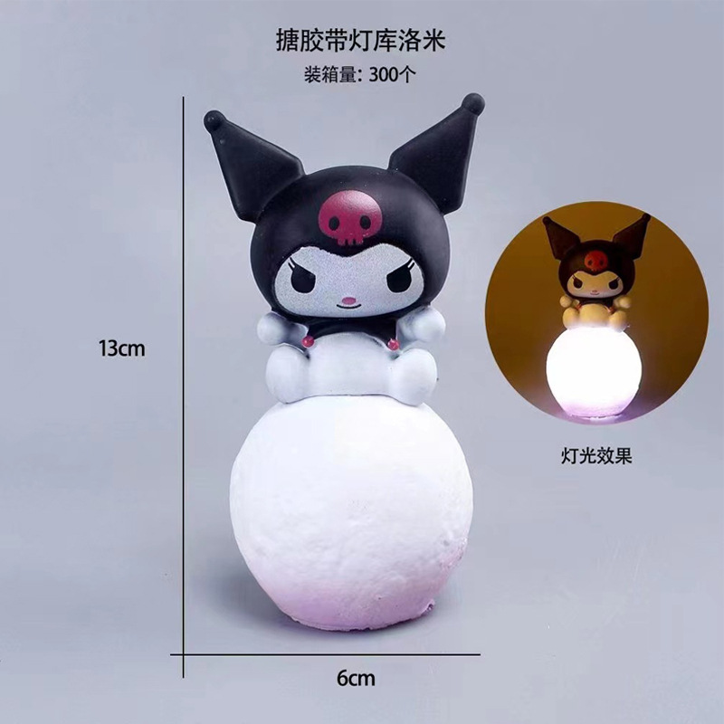 Cross-Border Doll Cake Decorative Ornaments 6 Series Melody Pvc Figurine Clow M Moon Light Toy Model