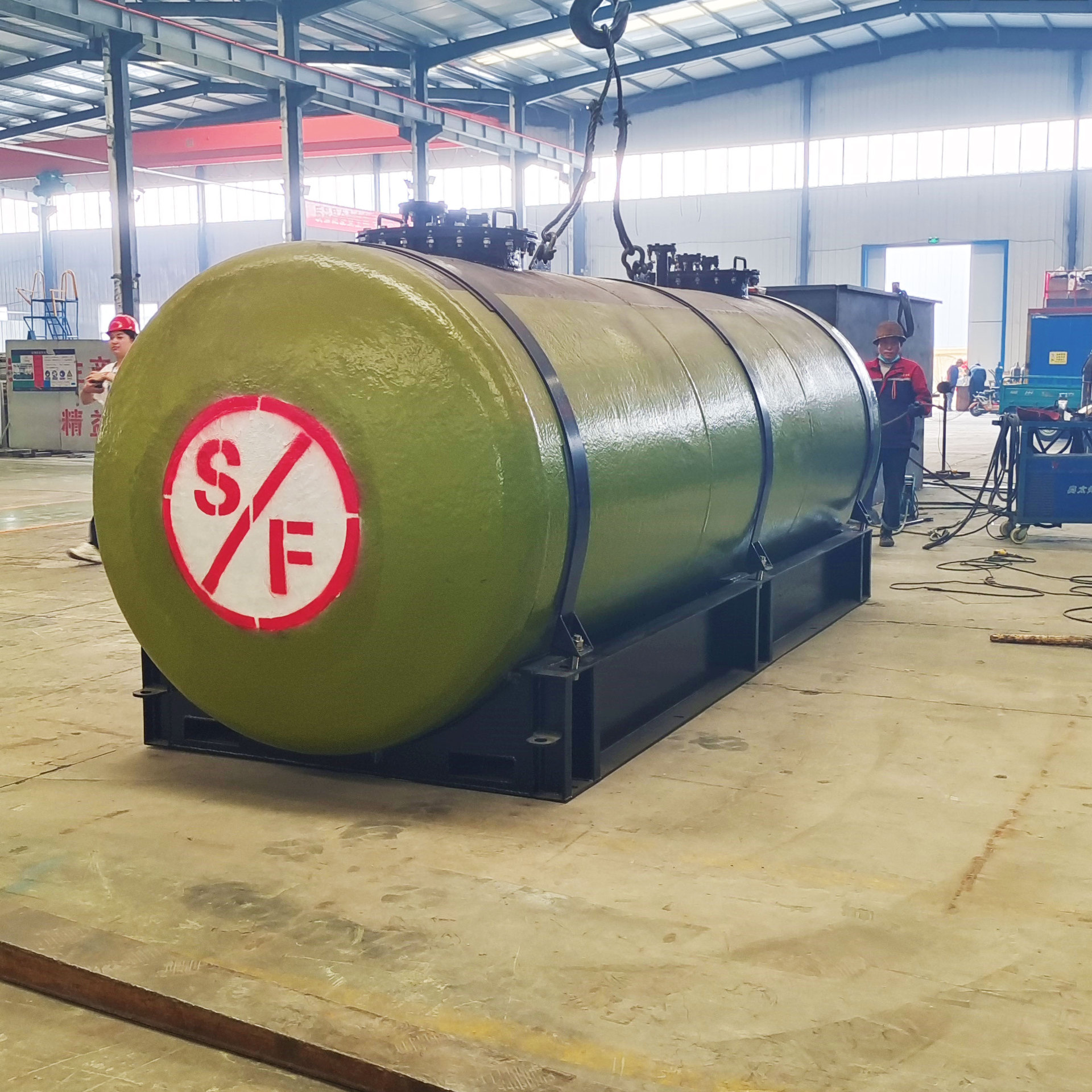 0成交2件卧式地埋双层油罐100立方双层罐 50立方加油站储罐双层地埋储