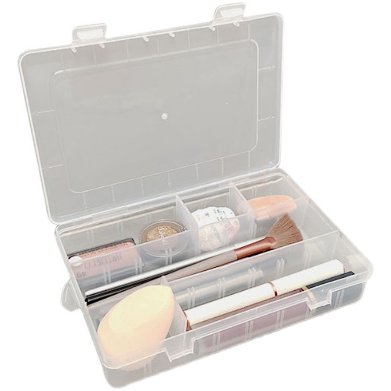 Makeup Brush Storage Box Dustproof Ins Style Lipstick Eye Shadow Brush Barrel out Portable Cosmetics with Lid Glove Box