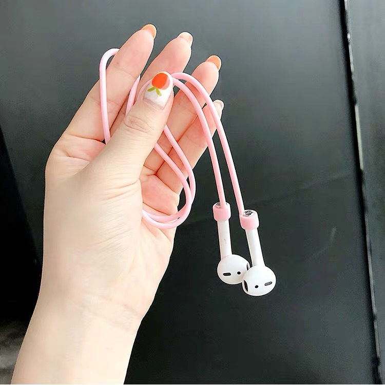 适用于苹果蓝牙耳机防丢绳 airpods无线蓝牙耳机防丢失硅胶挂绳