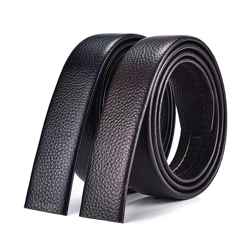 Factory Direct Sales Buckle-Free Belt Men‘s Automatic Buckle Leisure Not Taking the Lead Pant Belt Youth Nude Men‘s Business Belt